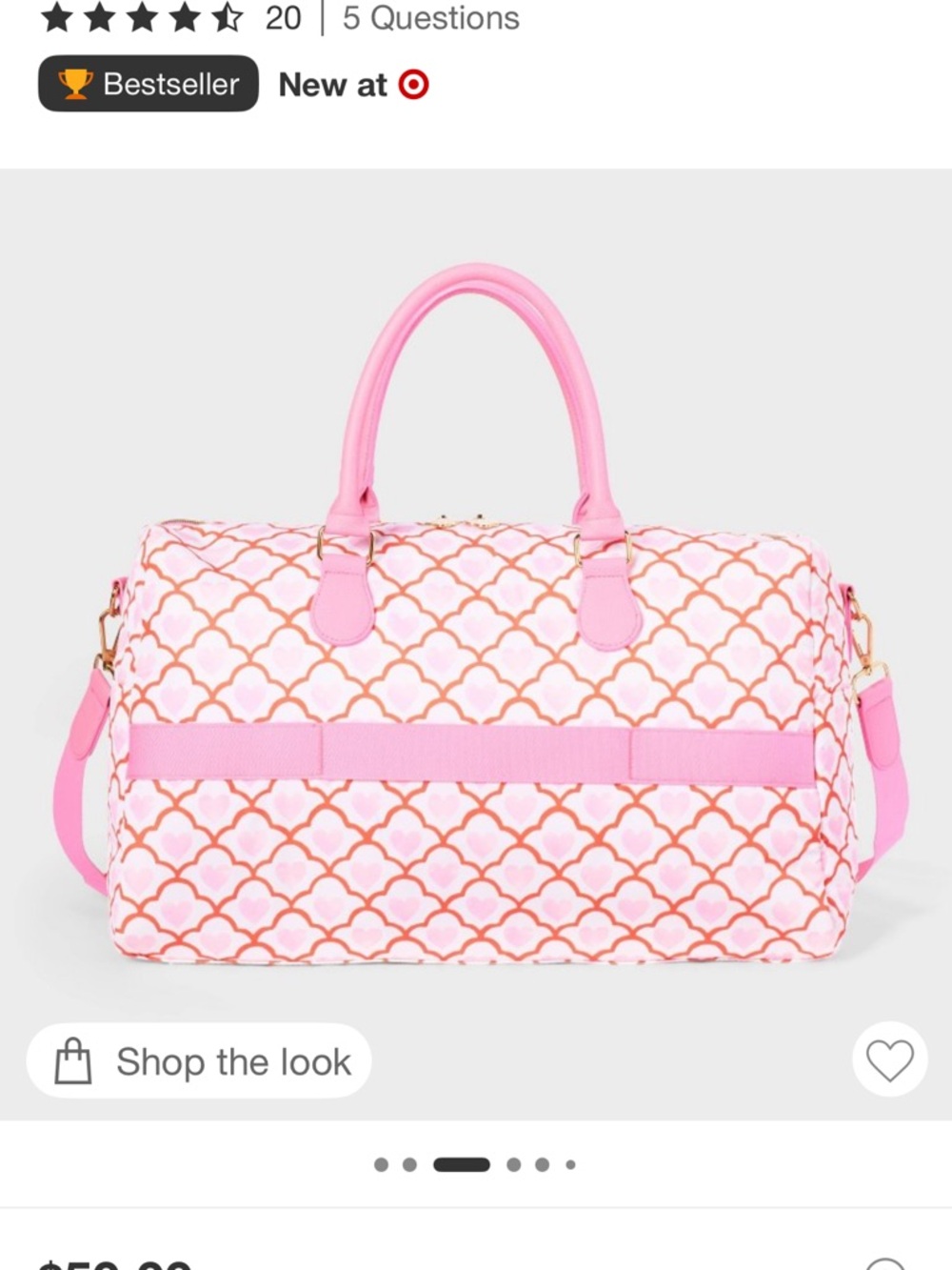 Roller Rabbit x Target Collab Weekender Bag - Women's Travel Tote - Picture 5 of 6